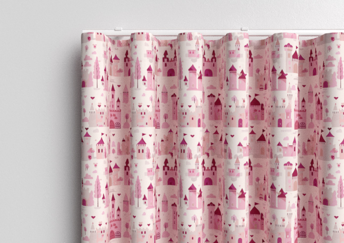 Magic Castle, Princess Pink - Made to Measure Curtains - Image 13